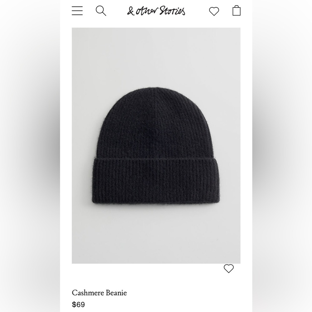 & other stories cashmere beanie